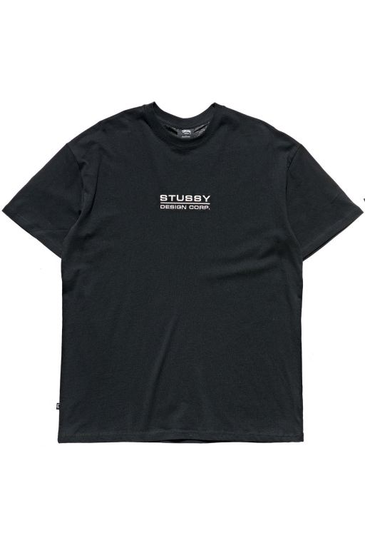 Stussy Mens Corp. SS T Shirt Black - OGRMD4192